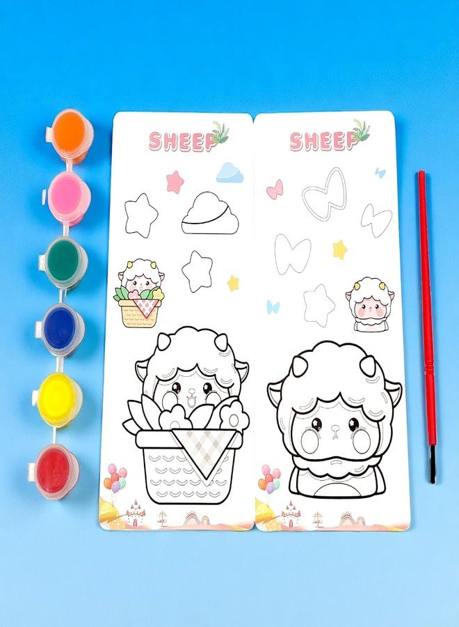 Tresneria Kids Art & Stationery Set with Watercolors, Sketch Pad, Notebook, Pencils, Sharpener & Eraser (Sheep, 3) - Image 3